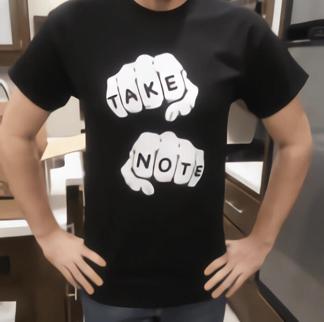 Lyrical Dragon Take Note shirt